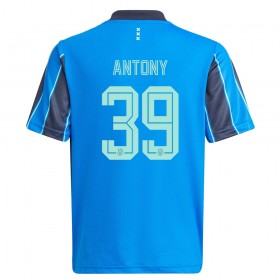 Jalkapallo Pelipaidat AFC Ajax Antony 39 Vieraspaita 2021-2022 Lyhythihainen